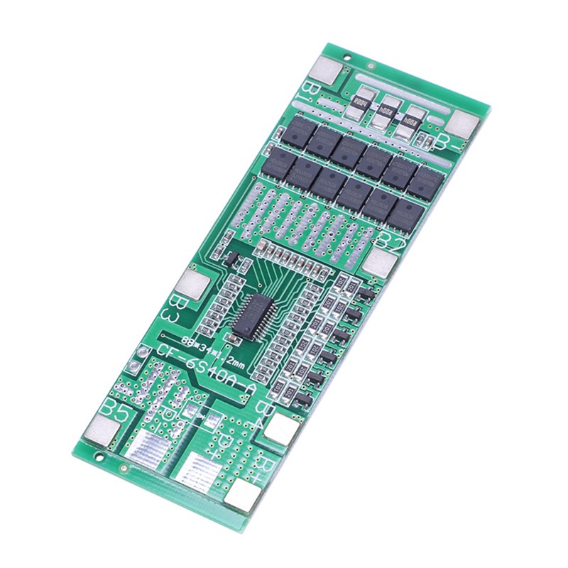 Bảng Mạch Bảo Vệ Pin Lithium 6s 24v 40a 18650 Li-Ion Kèm Phụ Kiện