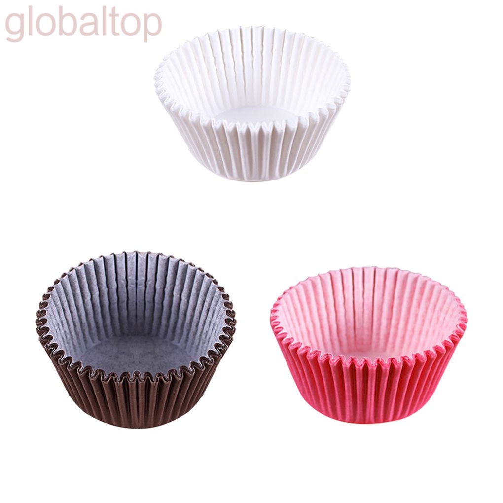 Set 100 đế lót bánh cupcake/socola bằng PVC chống dầu