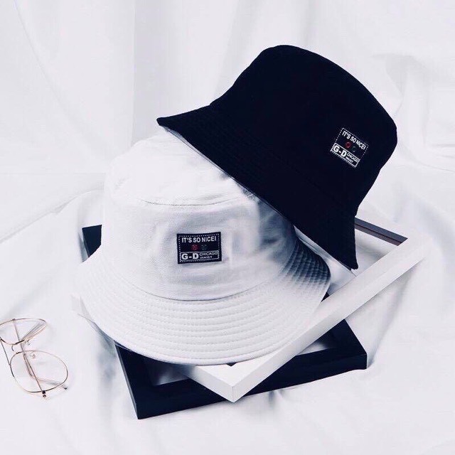 Mũ bucket nam nữ nón tai bèo IT SO NICE vành tròn Phong Cách Ulzzang Unisex