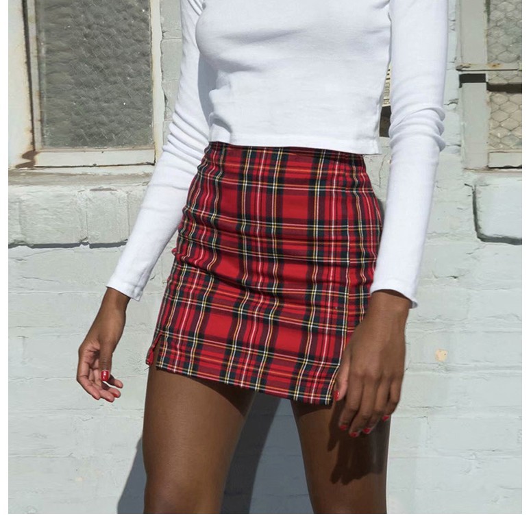 [HÀNG ORDER] Chân váy ngắn kẻ caro (ảnh thật ở cuối) - F7.24  | BigBuy360 - bigbuy360.vn