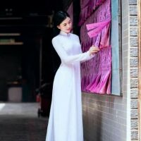 Áo dài - quần phi bóng