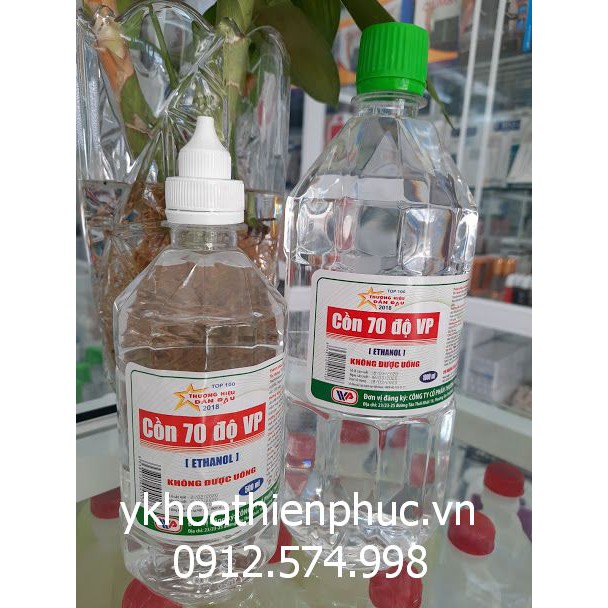 Cồn 70 độ hoặc 90 độ Vĩnh Phúc 500ml/1000ml