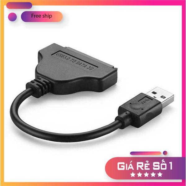 Cáp chuyển đổi kết nối ổ cứng HDD từ Usb 2.0 sang Sata 22 Pin 2.5 inch
