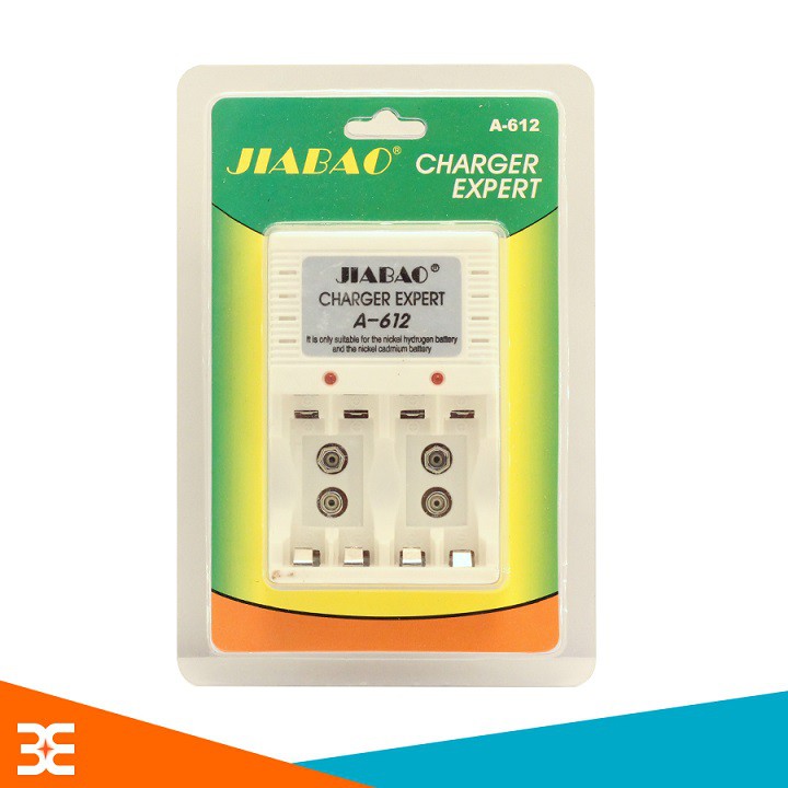 Máy Sạc Pin Jiabao A-612 Sạc Pin AA, AAA, Pin 9V