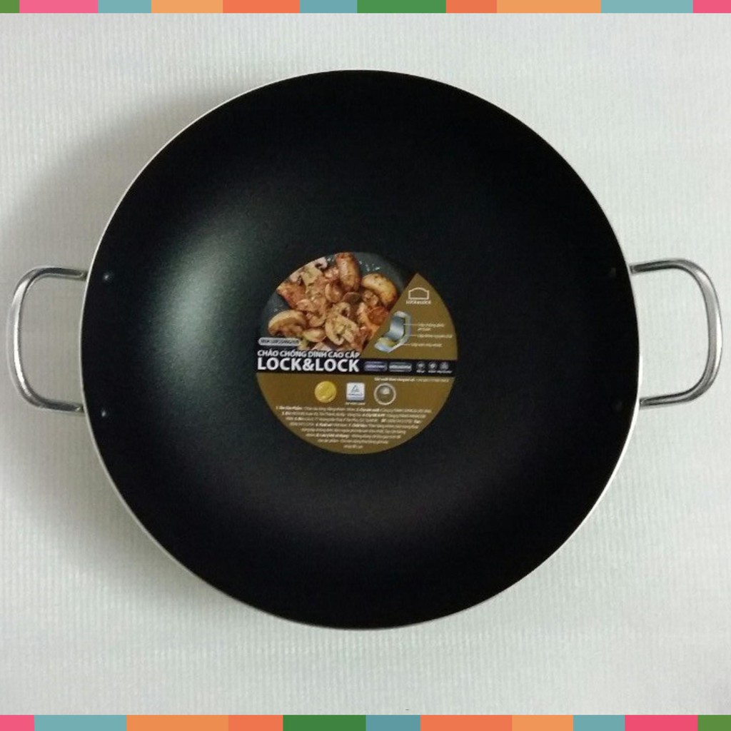 Chảo lòng sâu lock&lock 34cm - chảo lòng sâu lock&lock