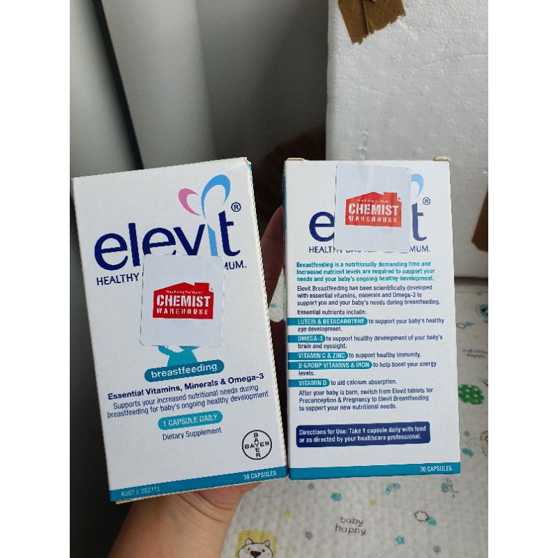 Elevit Sau Sinh Hộp 30 Viên