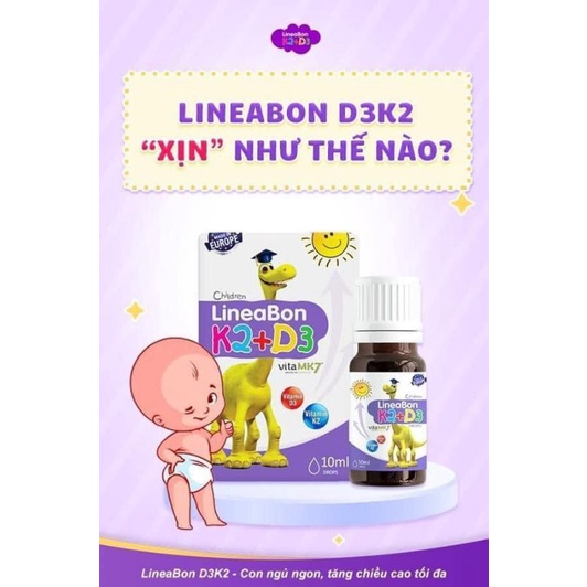 Vitamin D3K2 Hỗ Trợ Tăng Trưởng Chiều Cao Cho Bé