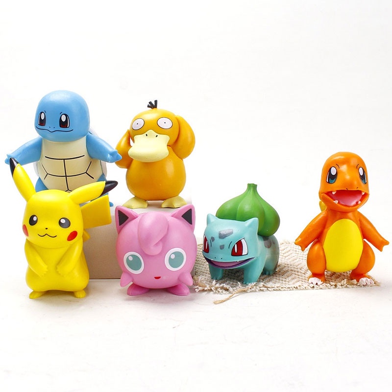 Set 6 Mô Hình Pokemon Dễ Thương pikachu
