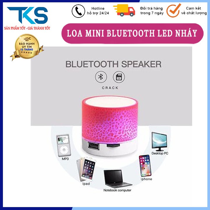 Loa mini bluetooth led nháy theo nhạc A9