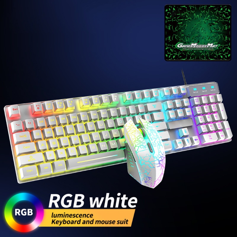 Bàn Phím RGB Có Dây Kết Nối USB Chuyên Dụng Cho Chơi Game Windows PC