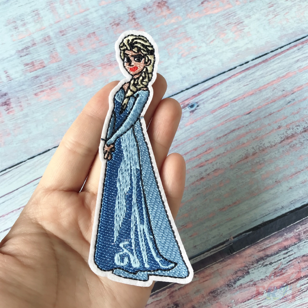 Miếng Vá Ủi Trang Trí Hình Công Chúa Elsa Xinh Xắn