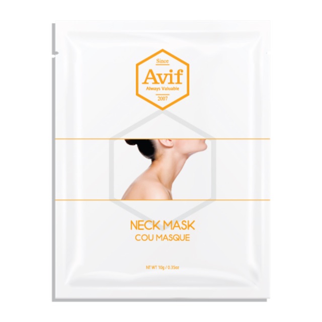 Mặt Nạ Sinh Học Dưỡng Da Vùng Cổ Avif Biocell Neck Mask - 0513983