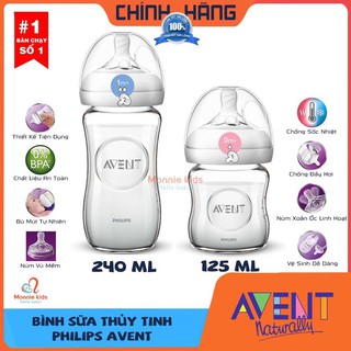 BÌNH SỮA AVENT THỦY TINH 120ML VÀ 240ML