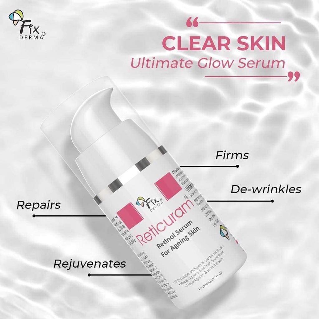 Tinh Chất Trẻ Hoá Làn Da Retinol Serum For Ageing Skin Fixderma Reticuram (15ml) - Date 10/23