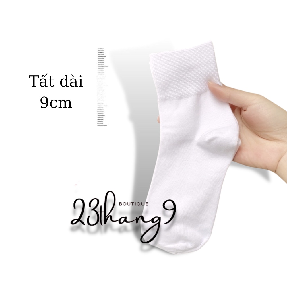 Tất nữ tất cổ cao nữ nam chất vải mềm mại thoáng khí phong cách vintage vớ cổ cao nam nữ unisex phong cách Hàn Quốc