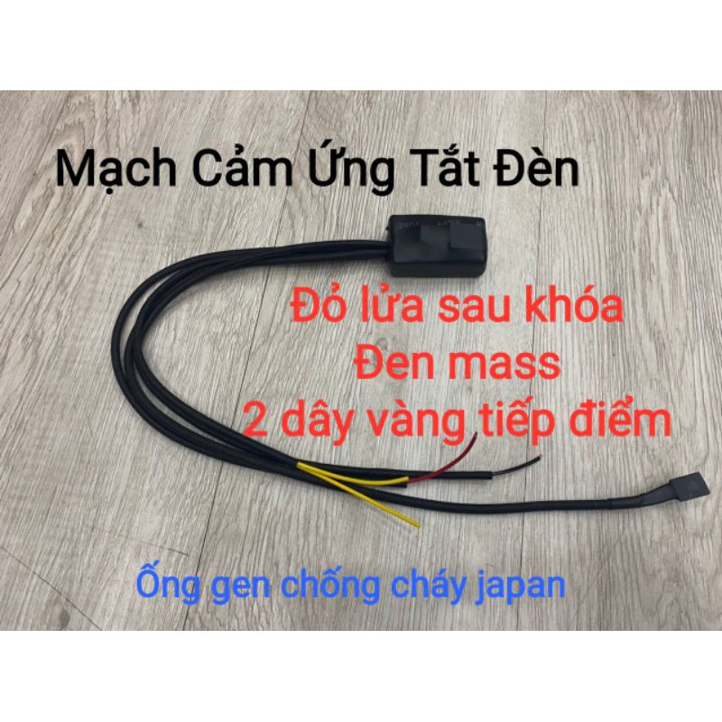 Mạch cảm ứng tắt đèn thông dụng cho các loại xe