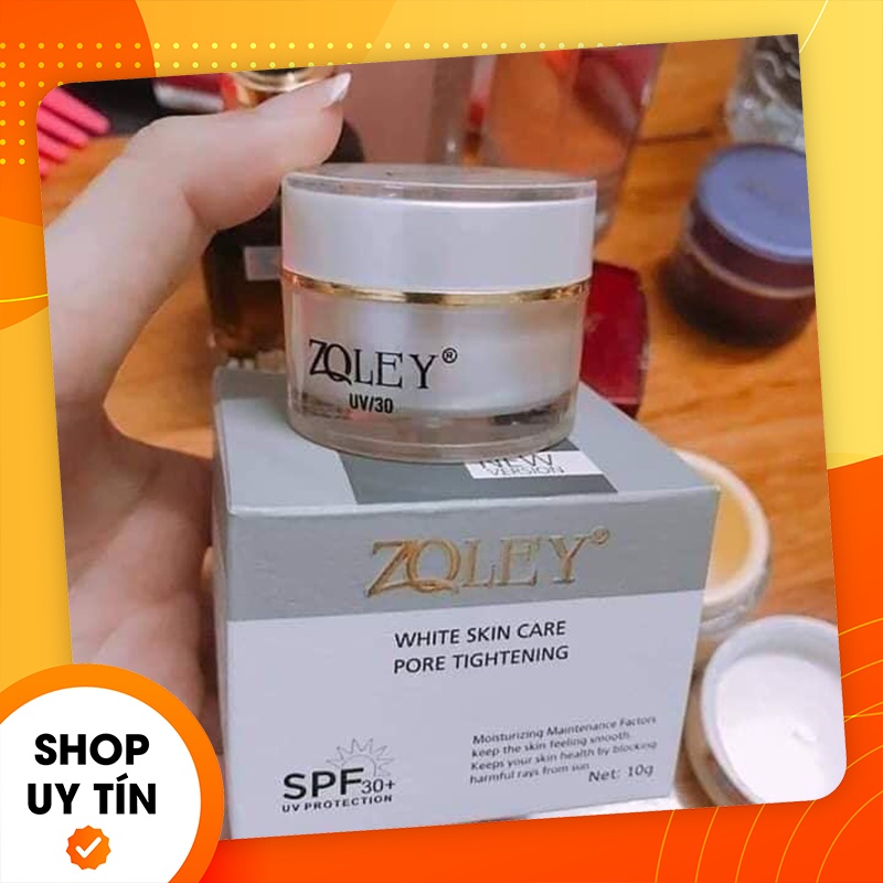 [Chính hãng] Kem face Zoley màu trắng dưỡng trắng da 10g - Mỹ phẩm Zoley Hoàng Hưng Long - 8936095370020