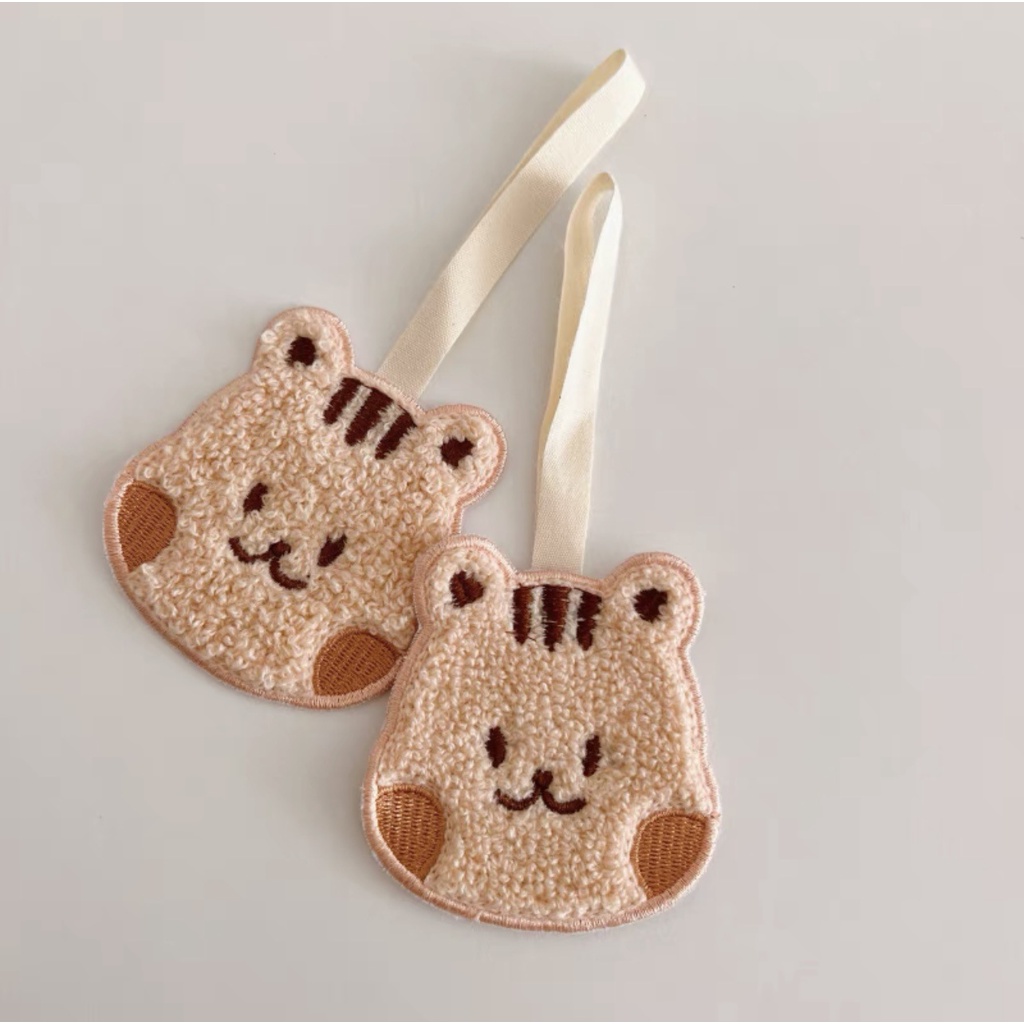 Thẻ Tên Mybabylive Hình Thỏ Hoạt Hình Có Dây Treo Trang Trí Ba Lô Đi Học Chống Thất Lạc Cho Bé