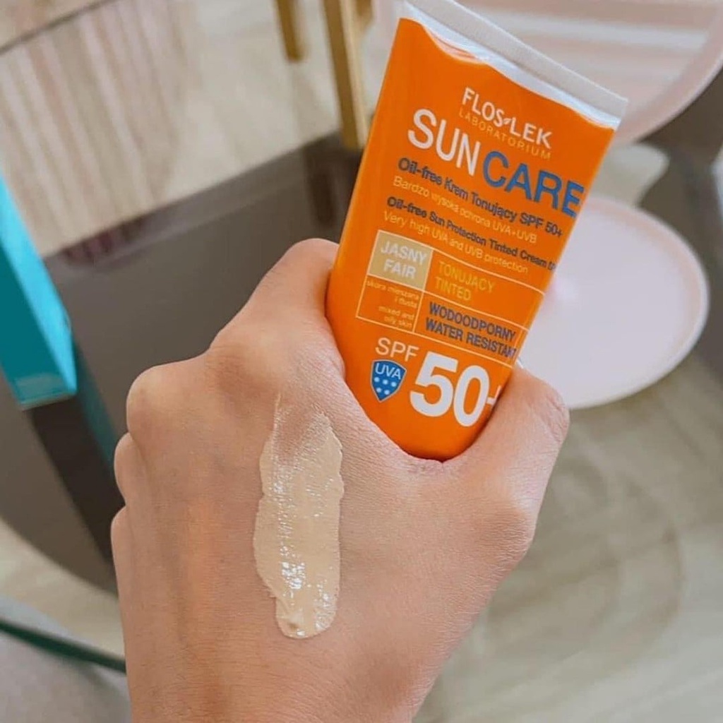 Kem Chống Nắng Floslek Suncare Oil-Free Sun Protection Tinted Cream SPF 50+