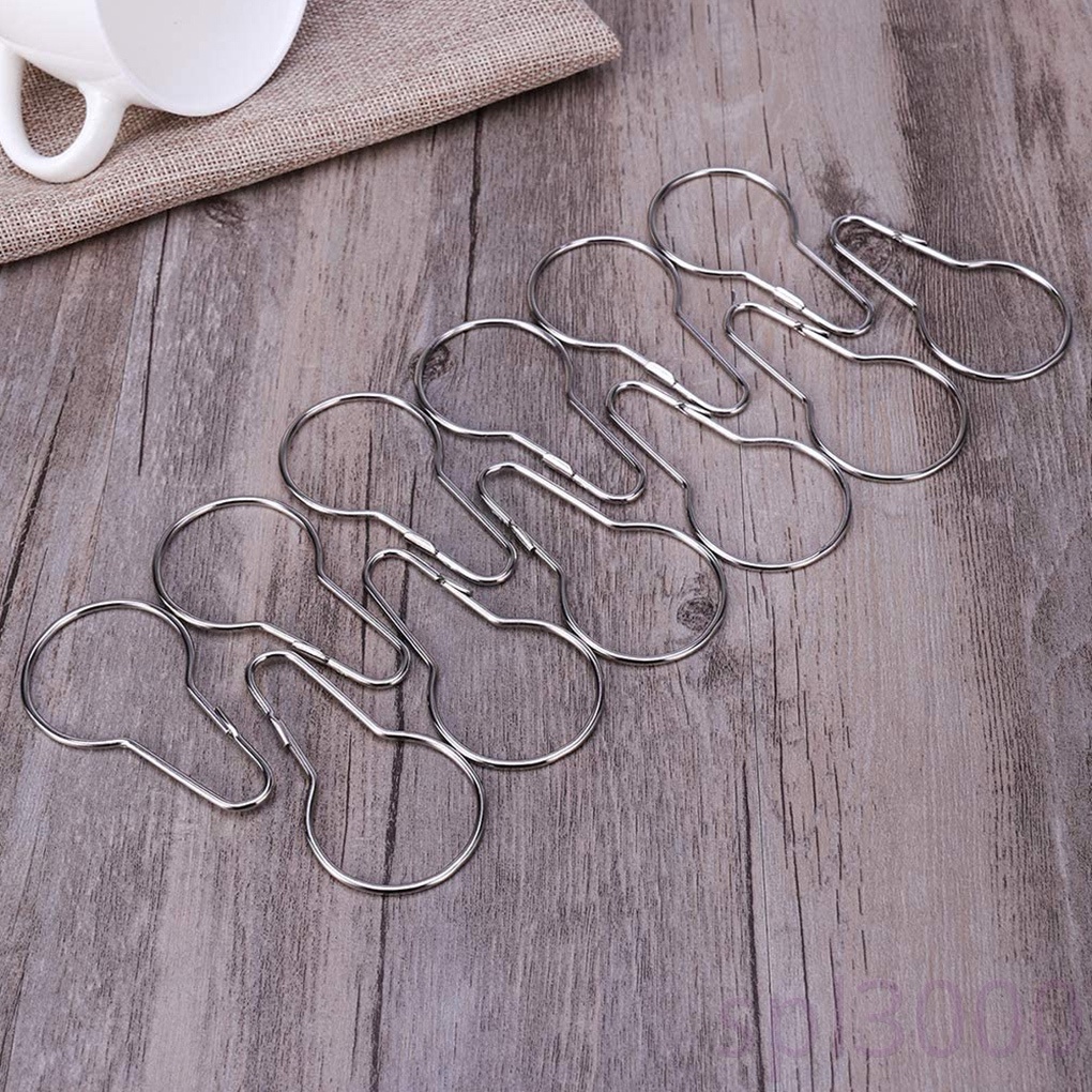 20 Móc treo rèm cửa bằng kim loại tiện dụng cho nhà tắm