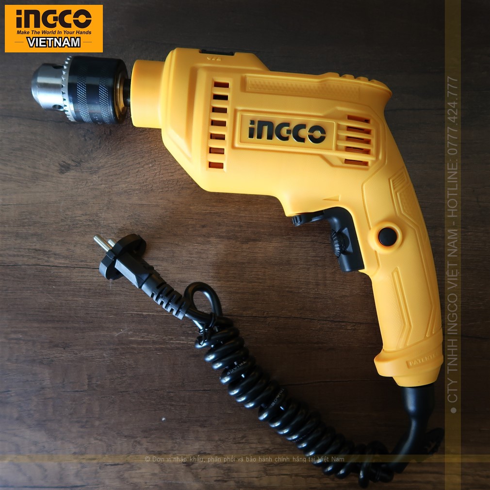 Khoan điện INGCO máy khoan búa cầm tay ID6808 680W