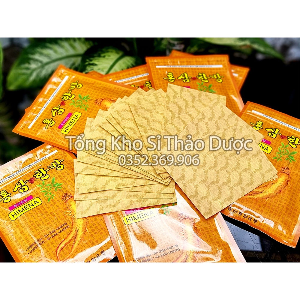 Cao dán Hồng Sâm Hàn Quốc (Túi 20 miếng) - Sản phẩm cao cấp