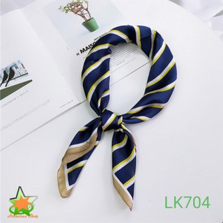 Khăn turban kẻ 70*70cm ( loại 1)