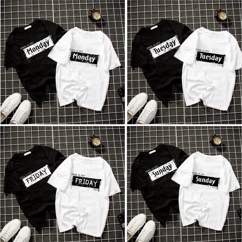 ÁO THUN COTTON CHẤT MỊN MÁT HÀNG LOẠI 1 SIÊU ĐẸP 2 MÀU ĐEN TRẮNG