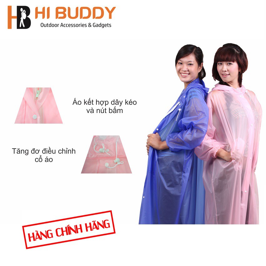 Áo Mưa Rando Dây Kéo | Màu Sắc Trẻ Trung | hibuauto