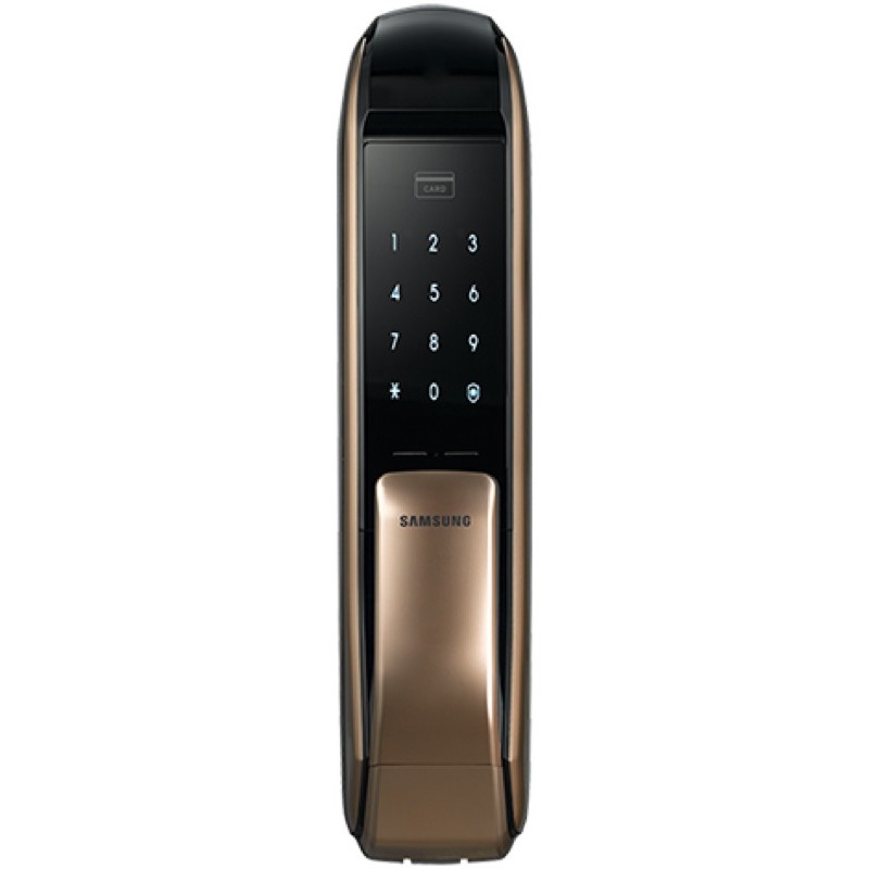 Khóa thông minh Samsung SHP-DP727 mở cửa bằng mã số, thẻ RF, bluetooth và chìa khoá - Hàng chính hãng, Made in Korea