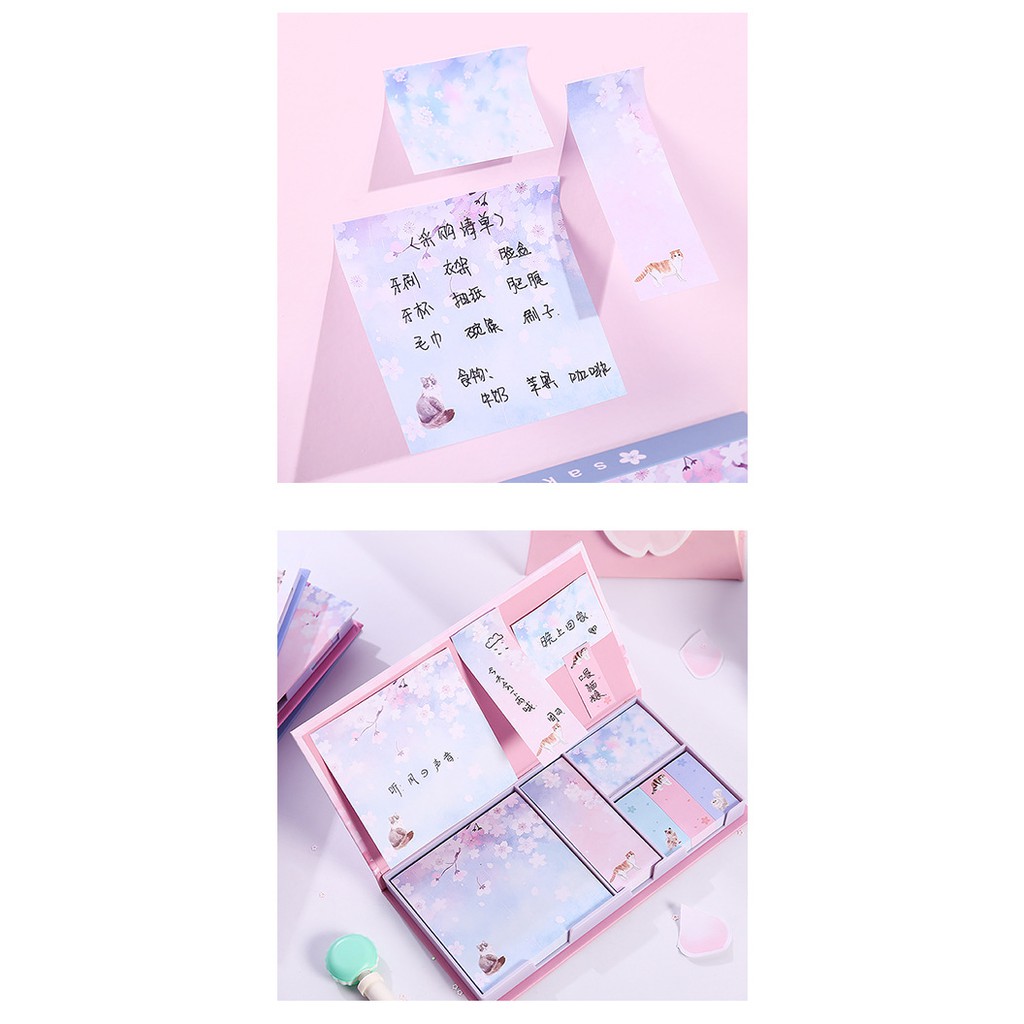 Set giấy note ghi chú đủ size siêu tiết kiệm