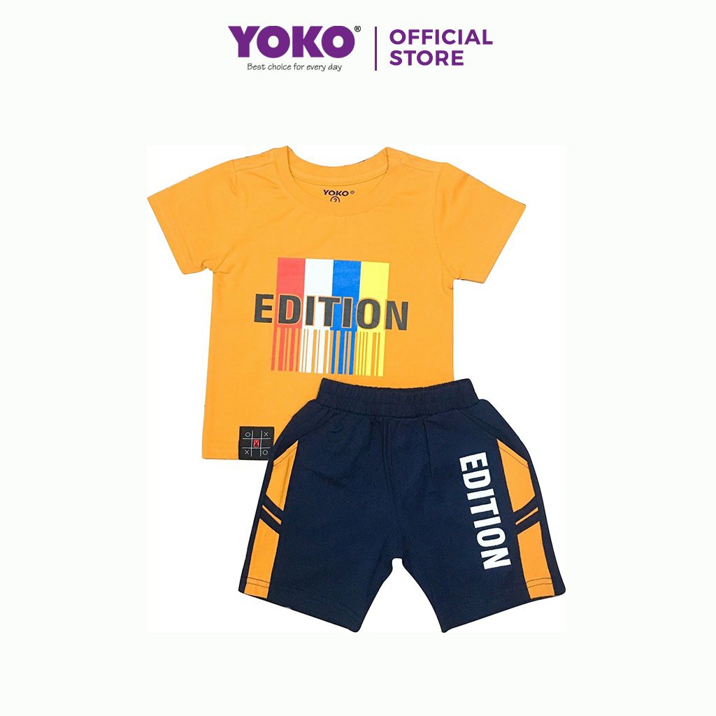 Bộ Quần Áo Thun Tay Ngắn Bé Trai  YOKO KID'S FASHION 20434T