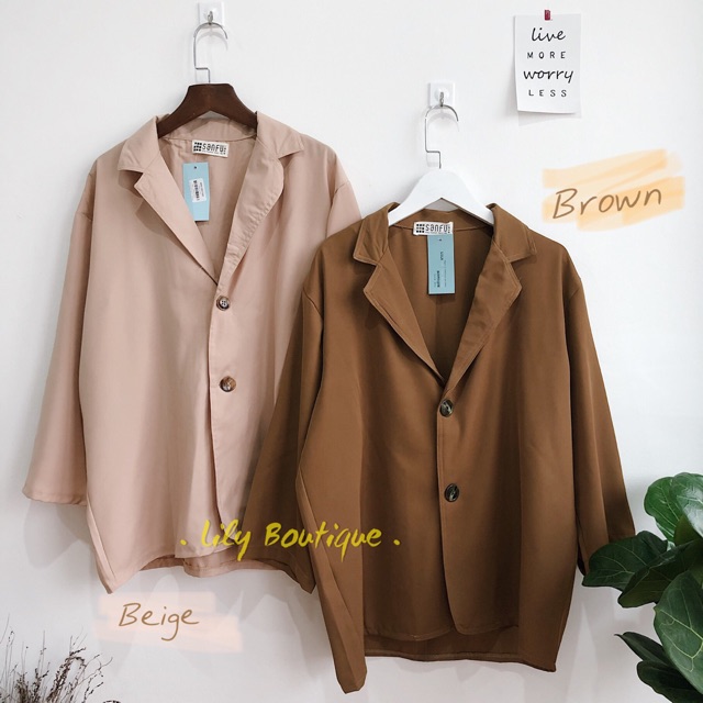 Blazer lụa