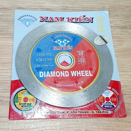 Dụng Cụ Cưa Cắt Lưỡi Kim Cương Phụ Kiện Máy Cầm Tay Dĩa Liền Cắt Ướt Đường Kính 11Cm