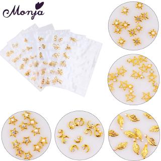 Monja Hộp Phụ Kiện 3d Trang Trí Móng Tay