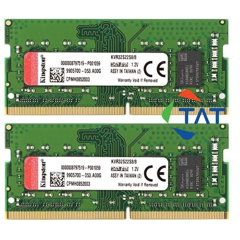 Ram Laptop Kingston 8GB DDR4 3200MHz KVR32S22S8/8 - Bảo hành 3 năm 1 đổi 1