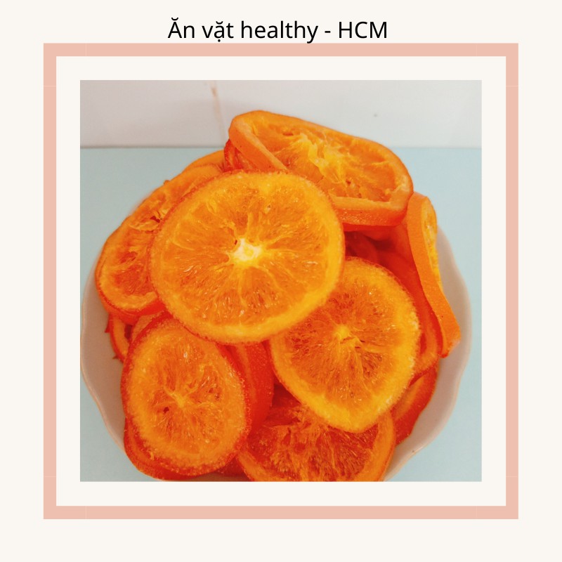 Cam sấy dẻo mềm rất thơm ngon vị chua ngọt tự nhiên đồ ăn vặt healthy HCM