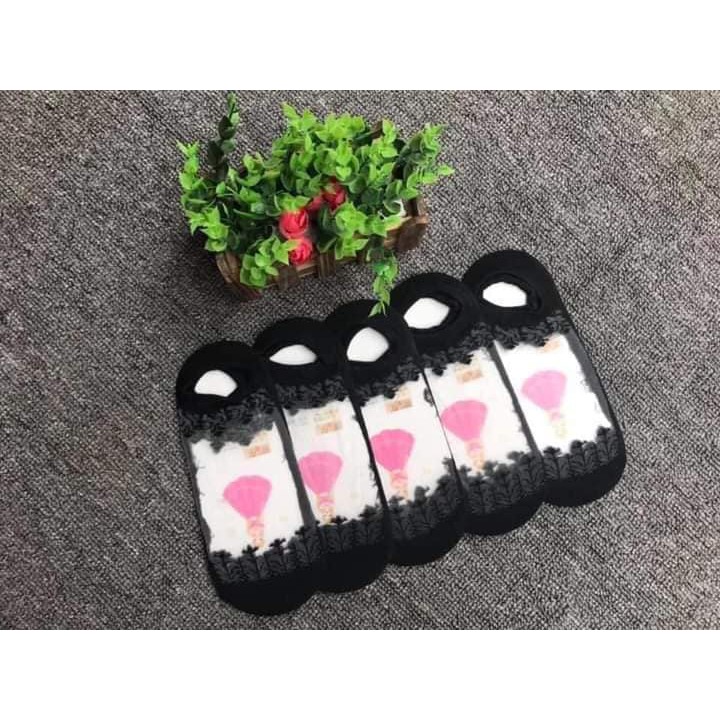 Combo 10 đôi tất/vớ nữ ren công chúa cổ ngắn