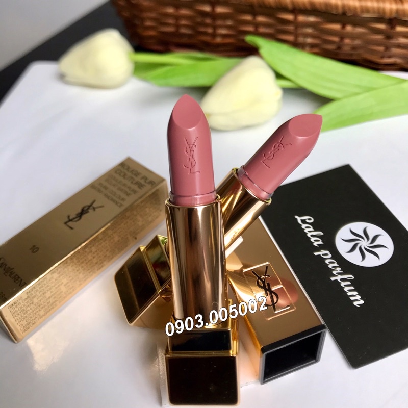 Lịch Sử Giá Son Ysl Rouge Pur Couture - 10 Beige Tribute . Hàng Sẵn Tại  Lala Parfum Cập Nhật 8/2023 - Beecost