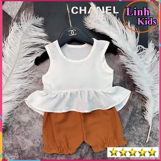 Bộ Đũi Cho Bé Gái ⚡𝐒𝐈𝐄̂𝐔 𝐒𝐀𝐋𝐄 ⚡Đồ bộ cho bé chất đũi cao cấp mềm mịn, mát lạnh , hàng thiết kế cực độc