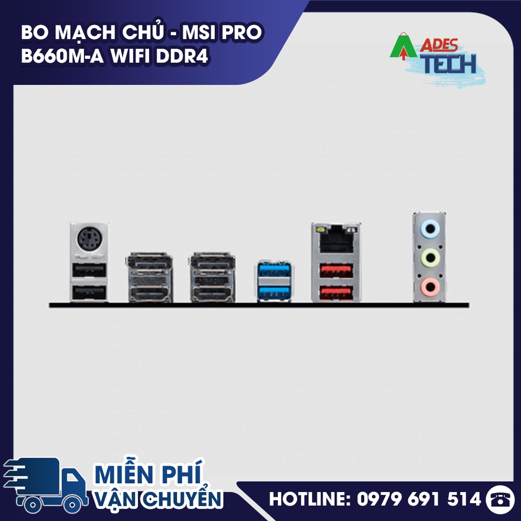 Bo mạch chủ MSI PRO B660MA WIFI DDR4 Bảo hành 36 tháng