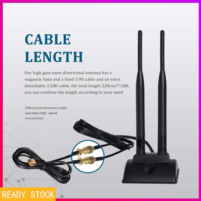 Ăng Ten Wifi Không Dây 6dbi Rp-sma 2.4ghz 5ghz | BigBuy360 - bigbuy360.vn