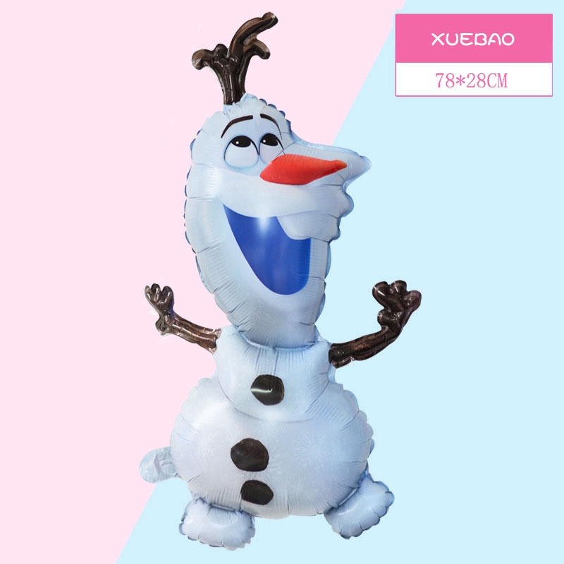 Bộ 5 cái bong bóng lá nhôm trang trí tiệc hình công chúa Elsa