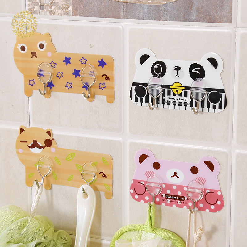 Móc Treo Đồ Dán Tường Hình Hoạt Hình Đáng Yêu