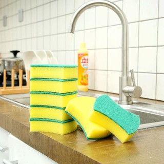 Miếng rửa bát kiêm cọ xoong xanh