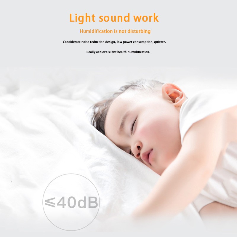 Máy phun sương tạo ẩm sắc màu dễ thương kiểu dáng kệ 3 chân có Led Shelf Humifidier