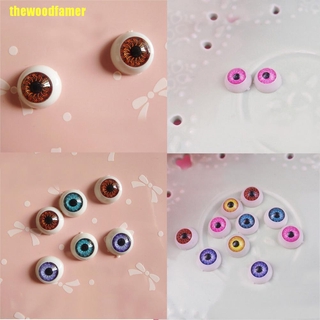 1 Cặp Mắt Nhựa 12mm Cho Búp Bê