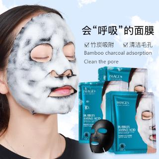 1 Mặt Nạ Sủi Bọt Than Tre Amino Acid Dưỡng Trắng Kiểm Soát Dầu Nuôi Dưỡng Da