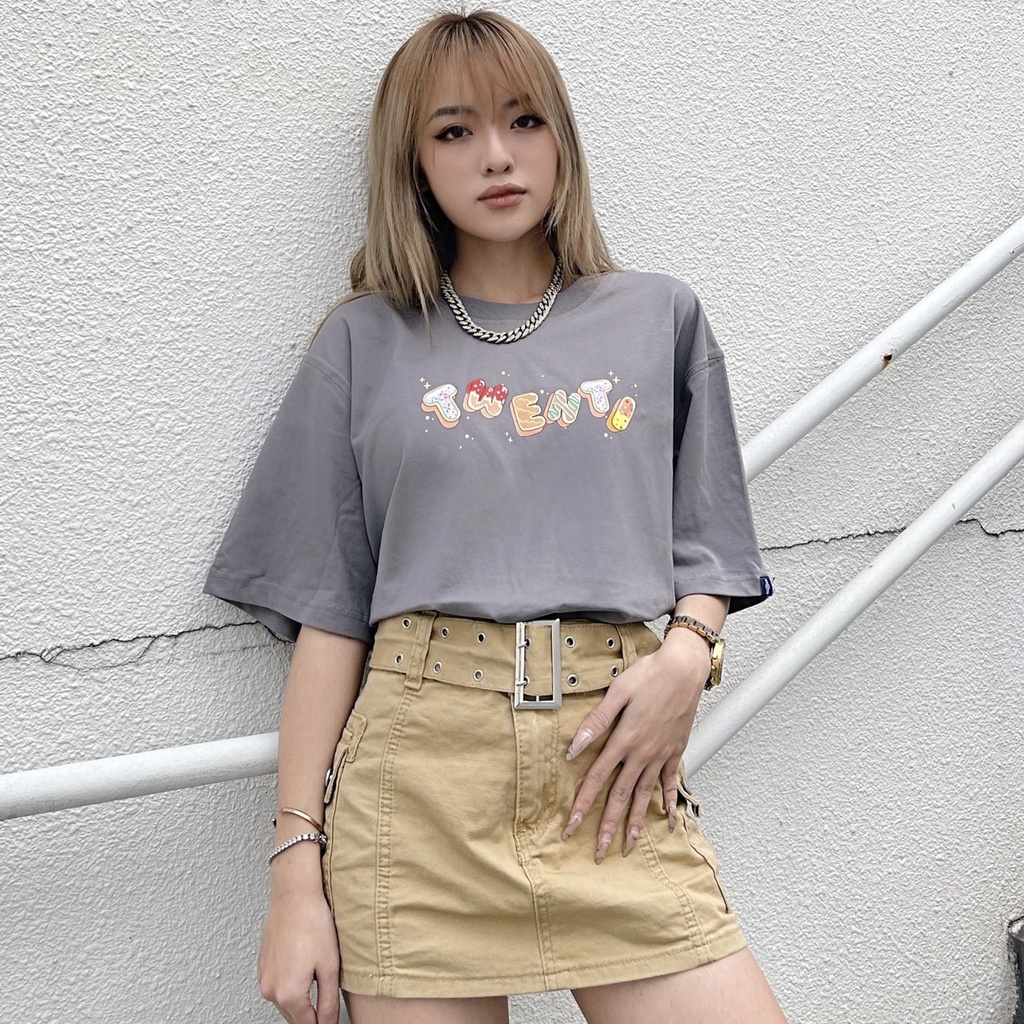 ÁO THUN TWENTI COTTON FORM OVERSIZE BÁNH KẸO