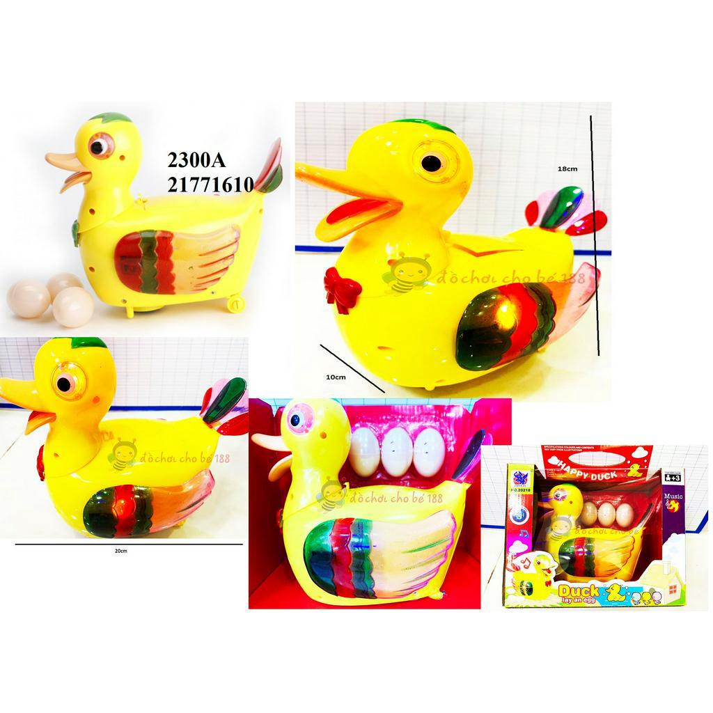 Đồ chơi gà vịt KHỦNG LONG đẻ trứng đèn nhạc